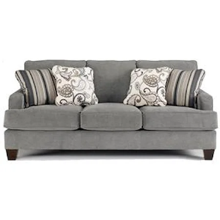 Stationary Sofa w/ Loose Seat Cushions